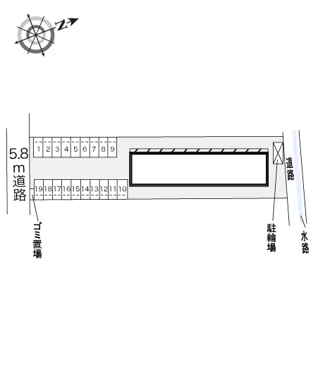 ★手数料０円★射水市戸破　月極駐車場（LP）